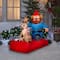 4.5ft. Airblown® Inflatable Christmas Rudolph & Yukon Cornelius on Sled